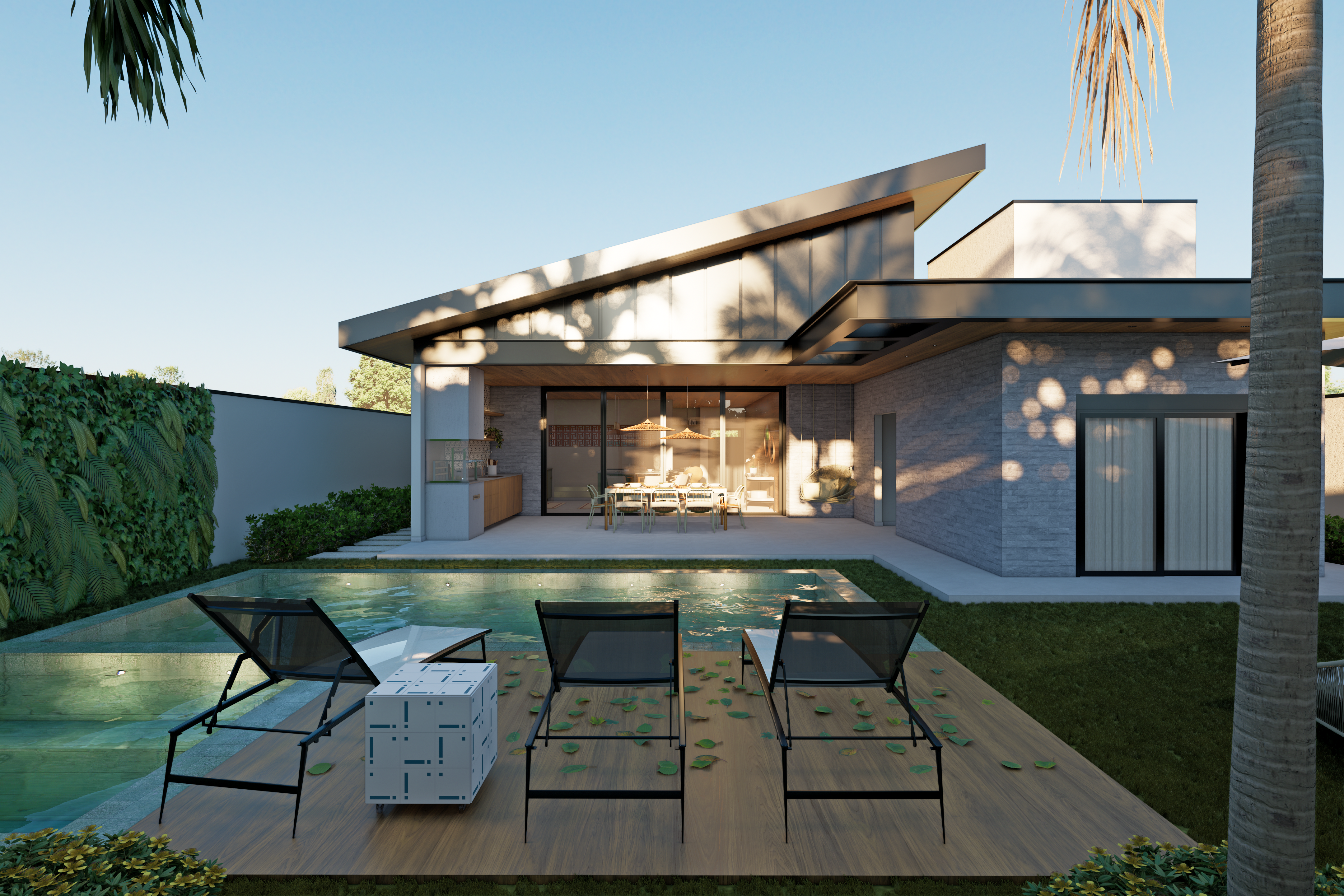 Projeto arquitetônico com interiores: A receita para um resultado mais completo.